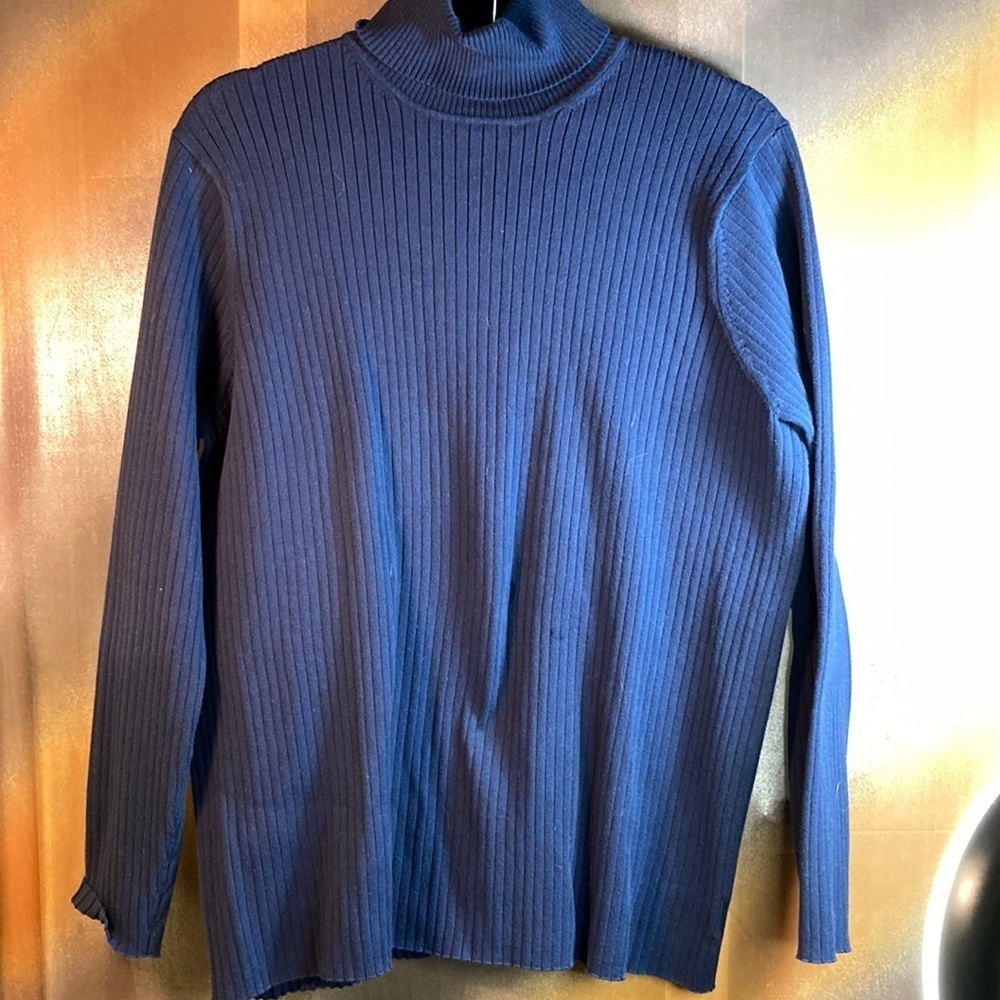 90’s‎ navy Eddie Bauer turtleneck. Size XXL 46” chest. Box N